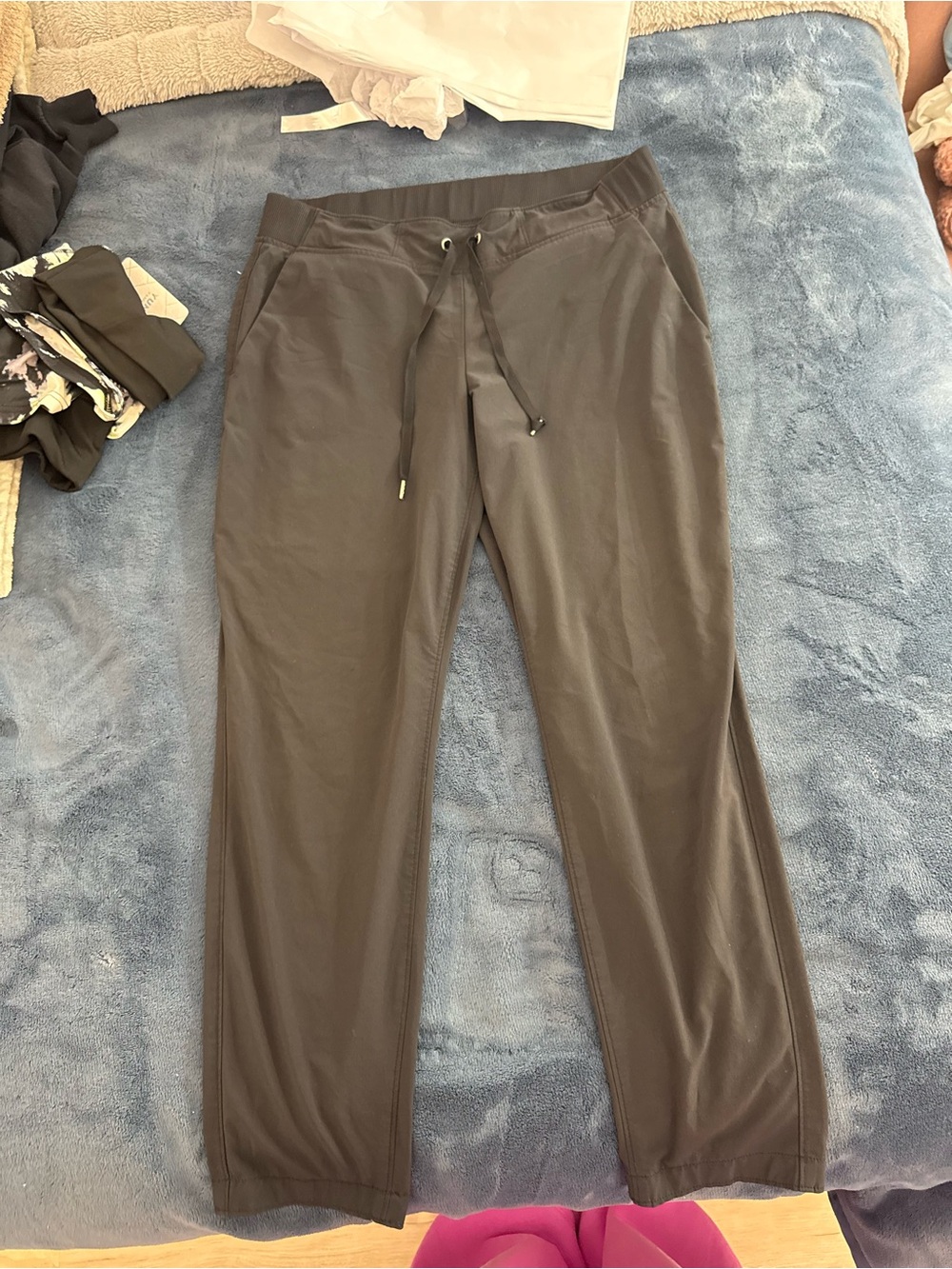 Women’s Athleta Black Drawstring Active Pants